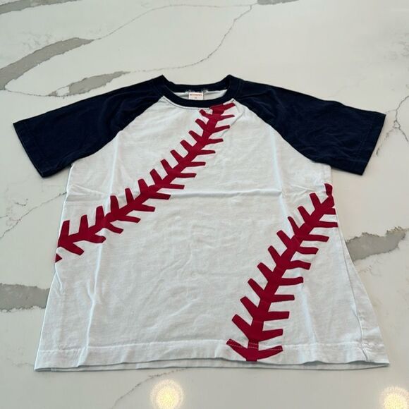 Gymboree Boys Baseball T. Size 10. Super soft. Short sleeve shirt. Excellent - Picture 1 of 3